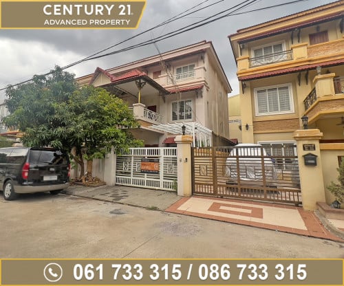 🏘 វីឡាភ្លោះ (Twin Villa) ក្នុងបុរី ពិភពថ្មីណតប្រ៊ីដ ត្រូវការលក់បន្ទាន់ខ្លាំង