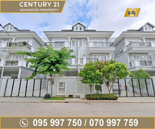 🏘វីឡាភ្លោះ (Twin Villa) ក្នុងបុរី ភ្នំពេញថ្មី អេលីតផាក2 ត្រូវការលក់បន្ទាន់ខ្លាំង