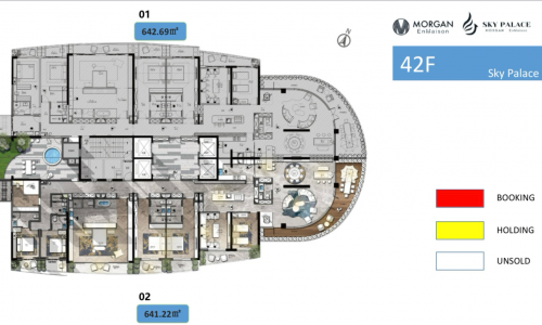 1 floors Sky Villa best of Views