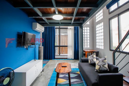 Duplex 1 Bedroom apartment available for rent in BKK3 Area (near Russian Market)