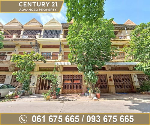 🏡ផ្ទះល្វែង ក្នុងបុរី ពិភពថ្មី ម៉ុងឫទ្ធី ជិតផ្សារទំនើប អុីអន2 ត្រូវការលក់បន្ទាន់ខ្លាំង