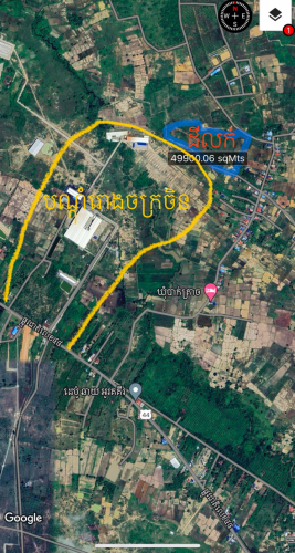 Affordable factory land for sale in Kampong Speu