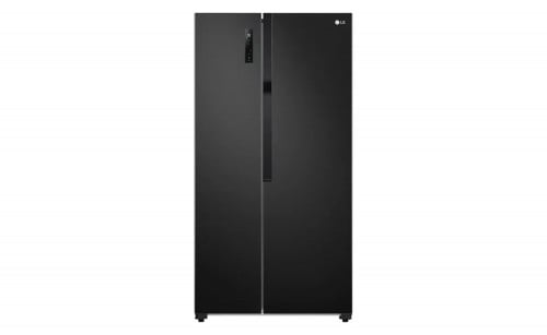 GC-B187JBAM 509L, Multi Air Flow, Door Alarm, Inverter Compressor, Black (H1786 x W910)