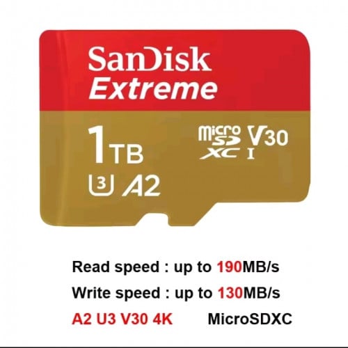 1TB SanDisk Memory Card Micro SD