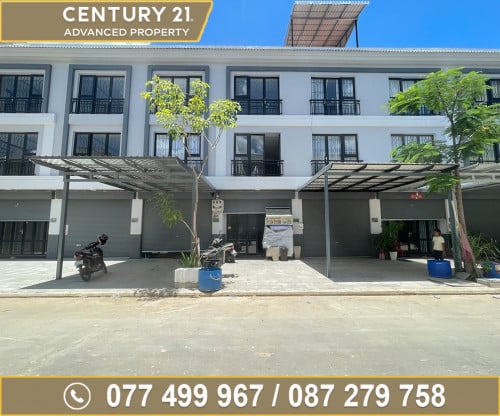 🏡ផ្ទះអាជីវកម្ម (SH) ក្នុងបុរី ហូមប្រាយ ជិតបុរី ពិភពថ្មីឈូកវ៉ា2 ត្រូវការលក់បន្ទាន់ខ្លាំង