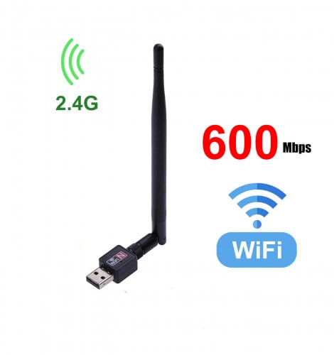 600Mbps Wireless USB Adapter with Atenda: $9