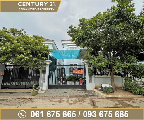 🏡វីឡាភ្លោះ (Twin Villa) ក្នុងបុរី អង្គរភ្នំពេញ2 ជិតផ្សារទំនើប អុីអន2 ត្រូវការលក់បន្ទាន់ខ្លាំង