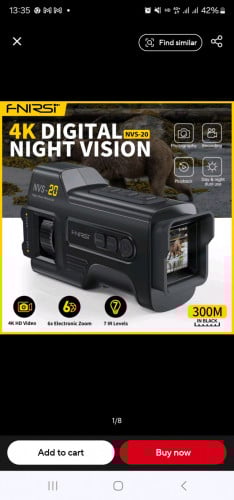 IR camera with zoom up to 300m