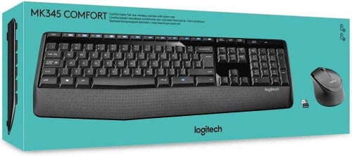 Wireless Keyboard and Mouse Logitech Comfort MK345