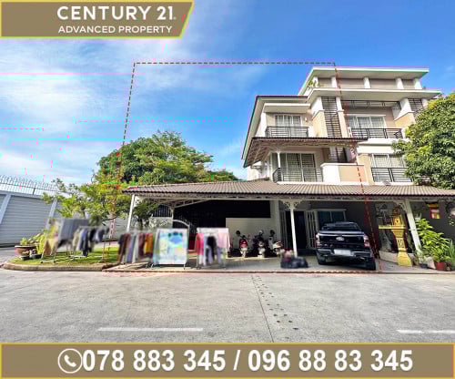 វីឡាកូនកាត់ កែង (LA) ក្នុងបុរី ប៉េងហួតបឹងស្នោ ខណ្ឌច្បារអំពៅ ត្រូវការលក់បន្ទាន់