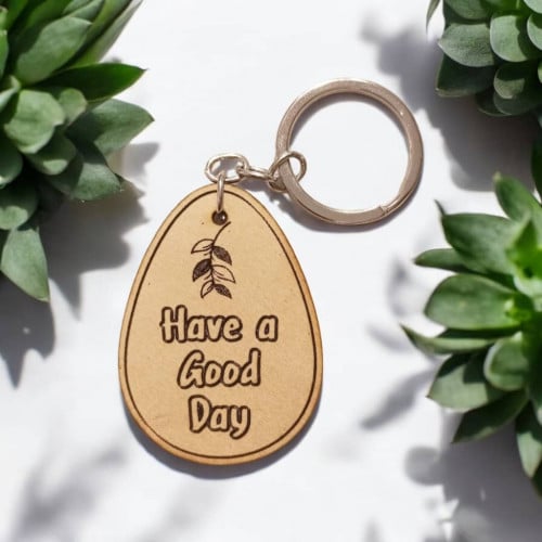 Custom Egg Shape Keychain with Personalized Message or Mini Logo