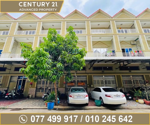 🏘 ផ្ទះល្វែង ក្នុងបុរី ហុងឡាយ ក្រោយផ្សារលូប្រាំ ត្រូវការលក់បន្ទាន់ខ្លាំង ​