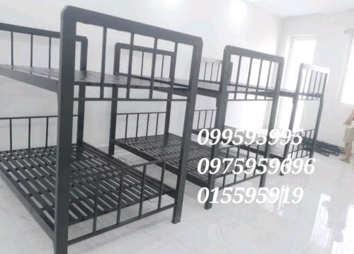 គ្រែ2ជាន់ខ្មៅ 1.0mx2.0m