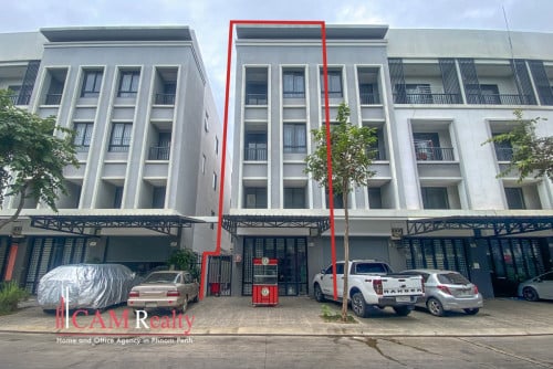 4 Bedrooms Shophouse For Rent In Borey Chip Mong 598