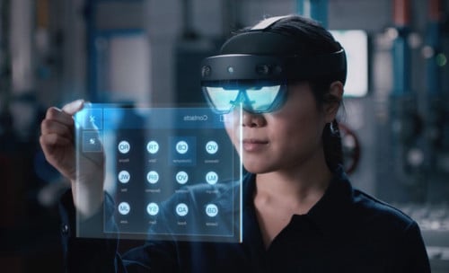 Microsoft HoloLens 1 space computer វេនតាអវកាសប្រើក្នុងលំហ
