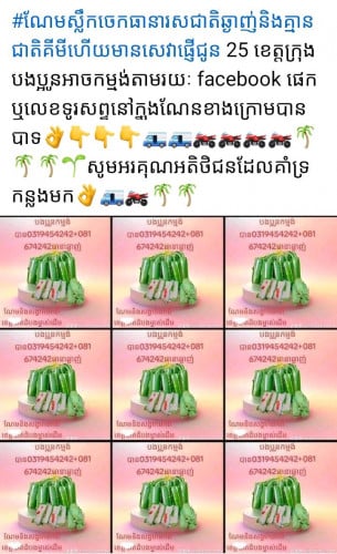 ណែមឆ្ងាញ់ខេត្តបាត់ដំបងម្ចាស់ដើមធានាគ្មានជាតិគីមី 100%