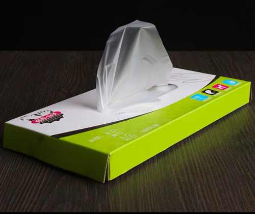 ស្រោមដៃ ទន់ ធន់ ស្វិត មិនងាយរហែក ងាយស្រួលប្រើ មិនរមួល ការពារក្លិន និង មិនអោយប្រលាក់ដៃ ពេលធ្វើម្ហូប