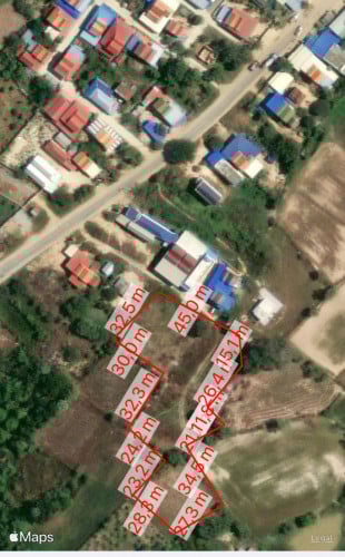 ដីលក់ឬជួលជាប់ផ្លូវ 105 ជិតផ្លូវជាតិលេខ២,3 នឹង ជិតផ្លូវក្រវ៉ាត់ក្រុង៣ ជិតប្រលានយន្តហោះថ្មី