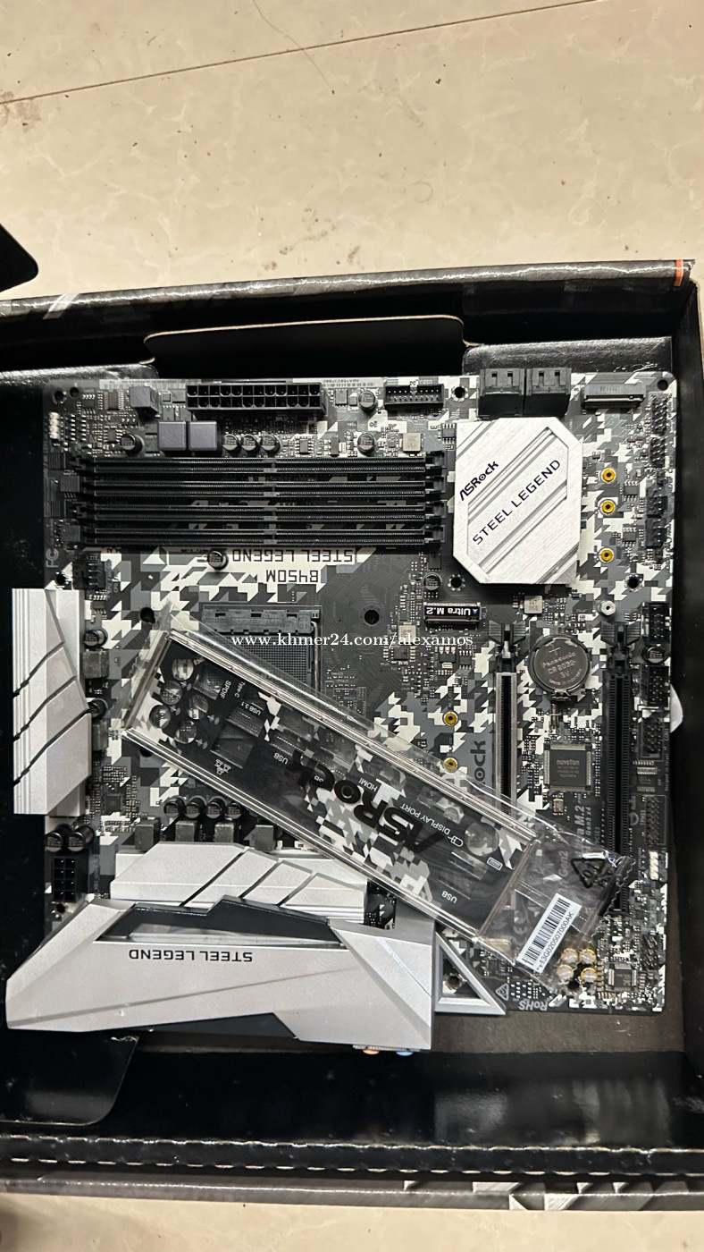 Asrock B450 Steel Steel Legend B450m Drivers Micro Atx Motherboard - Main Image