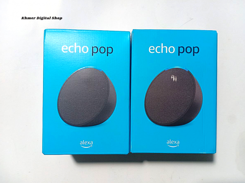 Echo Pop | Full sound compact smart speaker with Alexa  | Charcoal