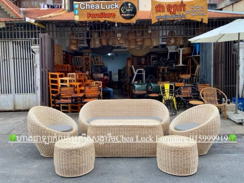 Rattan sofa full set