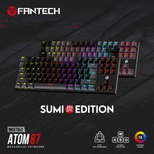Fantech MK876v2 ATOM87 Mechanical Keyboard