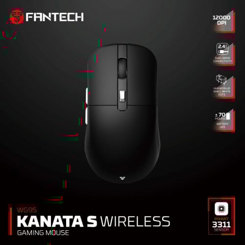 Fantech WG9S Kanata Wireless Dual Connection Gaming Mouse