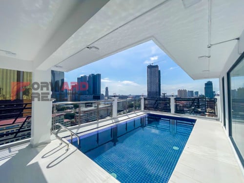 TONLE BASSAC STUDIOROOM APARTMENT|POOL-SK3