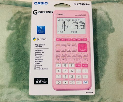 🌸Fx-9750GIII- PINK💝🌸(Graphing Calculator)