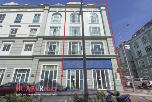 Corner Double Shophouse For Rent in Diamond Island (Koh Pich)