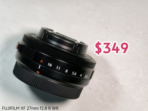 FUJIFILM XF 27mm f2.8 R WR