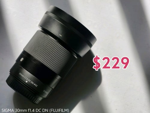 SIGMA 30mm f1.4 DC DN (FUJIFILM)