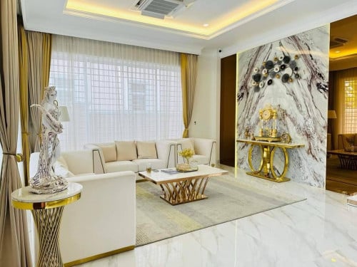 Villa Prince B corner is a very luxury villa for rent Borey ML Tiara