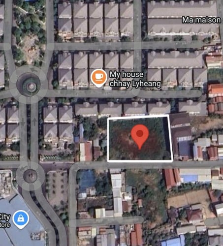 ដីលក់បន្ទាន់ ៖ ចុះពីផ្លូវម៉ុងឫទ្ធី150m, នៅជិតផ្សារ និងបុរីជីបម៉ុង, ស.ភ្នំពេញថ្មី, ខ.សែនសុខ