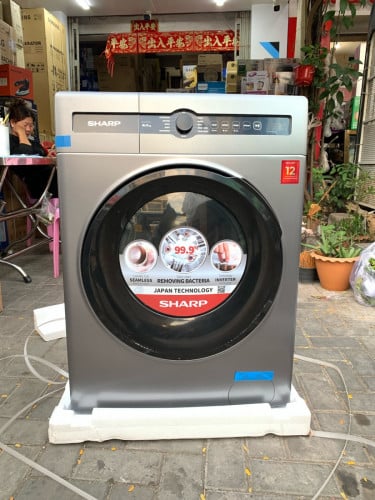 ទូបោកSHARP9Kgទ្វាពីមុខ