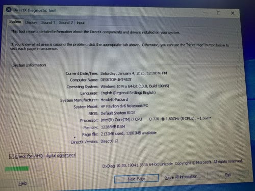 HP Pavilion NoteBook
