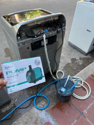 ម៉ូទ័រកែម៉ាសុីនបោកខោអាវប្រើទឹកអាង