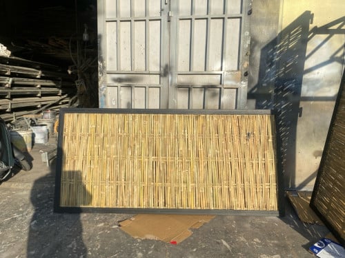 រនាំងឬស្សីស៊ុមដែក/Baboo Frame with mental