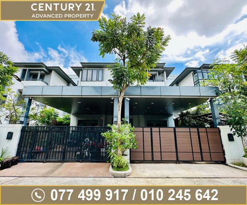 🏘 វីឡាភ្លោះ (Twin Villa) នៅក្នុងបុរី ជីបម៉ុង271 ខណ្ឌមានជ័យ ត្រូវការលក់បន្ទាន់ខ្លាំង