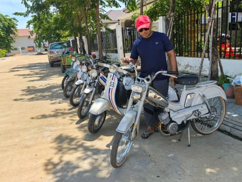 Vespa ឆ្នាំ១៩៧០ ម៉ាស៊ីនសំណុំ សាច់ដែកស្អាត តម្លៃចរចារបាន