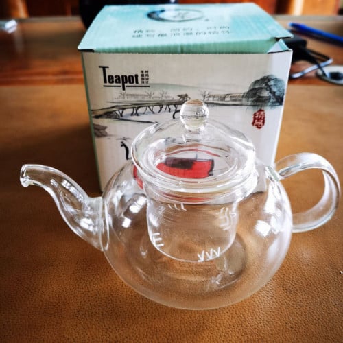 Glass teapot with filter. 400 ml.