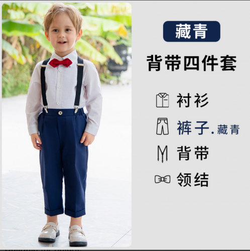 ឈុតខោអាវកម្មវិធីក្មេងប្រុស ស្បែកជើងប៊ូ ថ្មី 100%