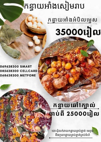 កន្ធាយសៀមរាបបោះដុំលក់រាយផ្ញើរ25ខេត្តក្រុង