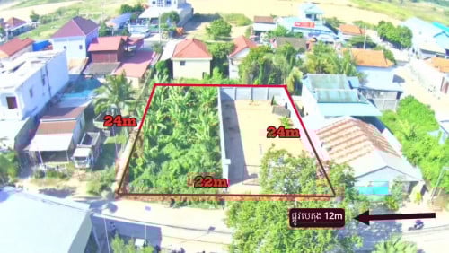 ដីលក់បន្ទាន់អរិយក្សត្រទំហំ 22m x 24m