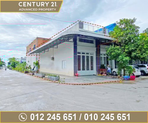 🏘 ផ្ទះល្វែង (កែង) ក្នុងបុរី ពិភពថ្មីចំការដូង1 ត្រូវការលក់បន្ទាន់ខ្លាំង