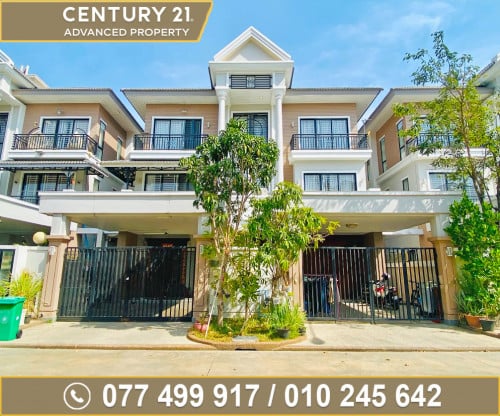 🏘 វីឡាភ្លោះ (Twin A) នៅក្នុងបុរី ប៉េងហួត60ម ខណ្ឌមានជ័យ ត្រូវការលក់បន្ទាន់ខ្លាំង