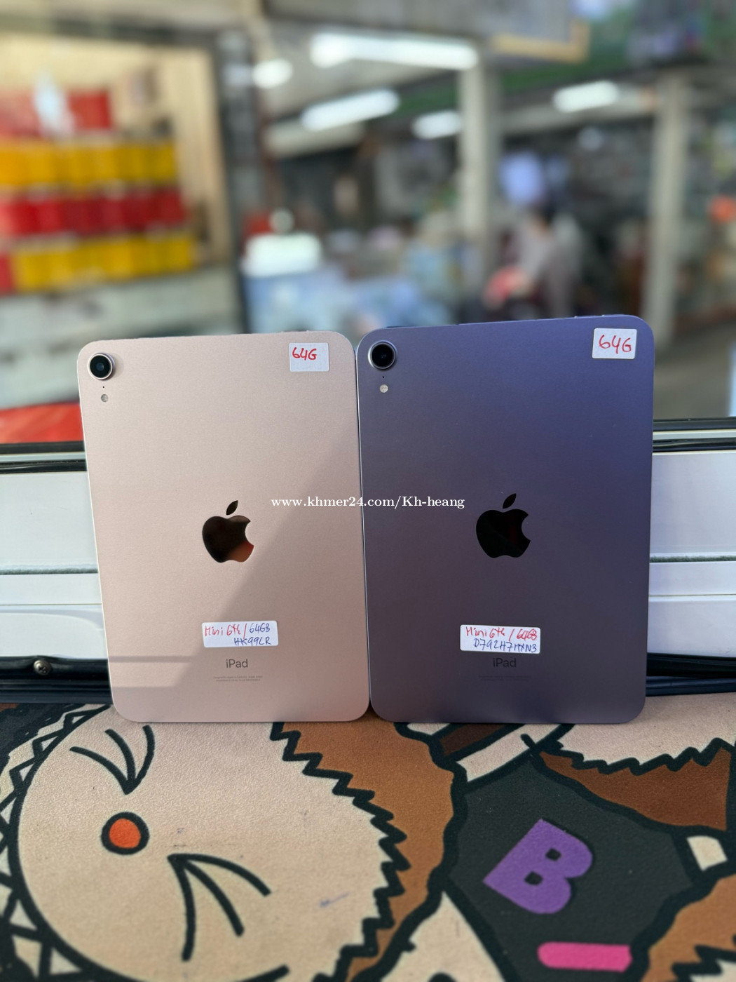 iPad mini 6 wifi 64G wifi price $390.00 in Phsar Daeum Kor, Tuol 