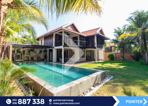 Luxury Villa with Pool for Rent in Siem Reap, Svay Dangkum