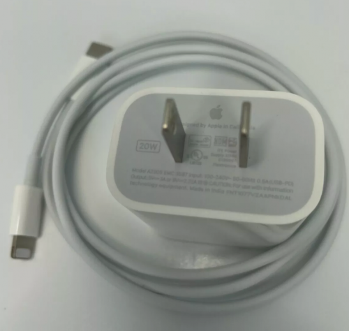 ឆ្នាំងសាក Apple 20W + Cable ហ្ស៊ីន​១០០%​