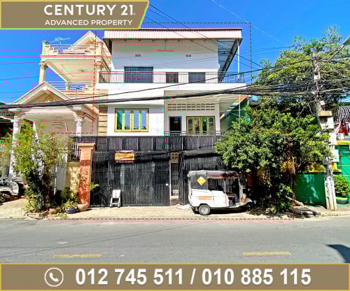 ផ្ទះ2ល្វែង ទម្លុះចូលគ្នា (E0E1E2) សម្រាប់ជួល ជិតមន្ទីរពេទ្យលោកសង្ឃ និងសាកលវិទ្យាល័យ អាស៊ីអឺរ៉ុប